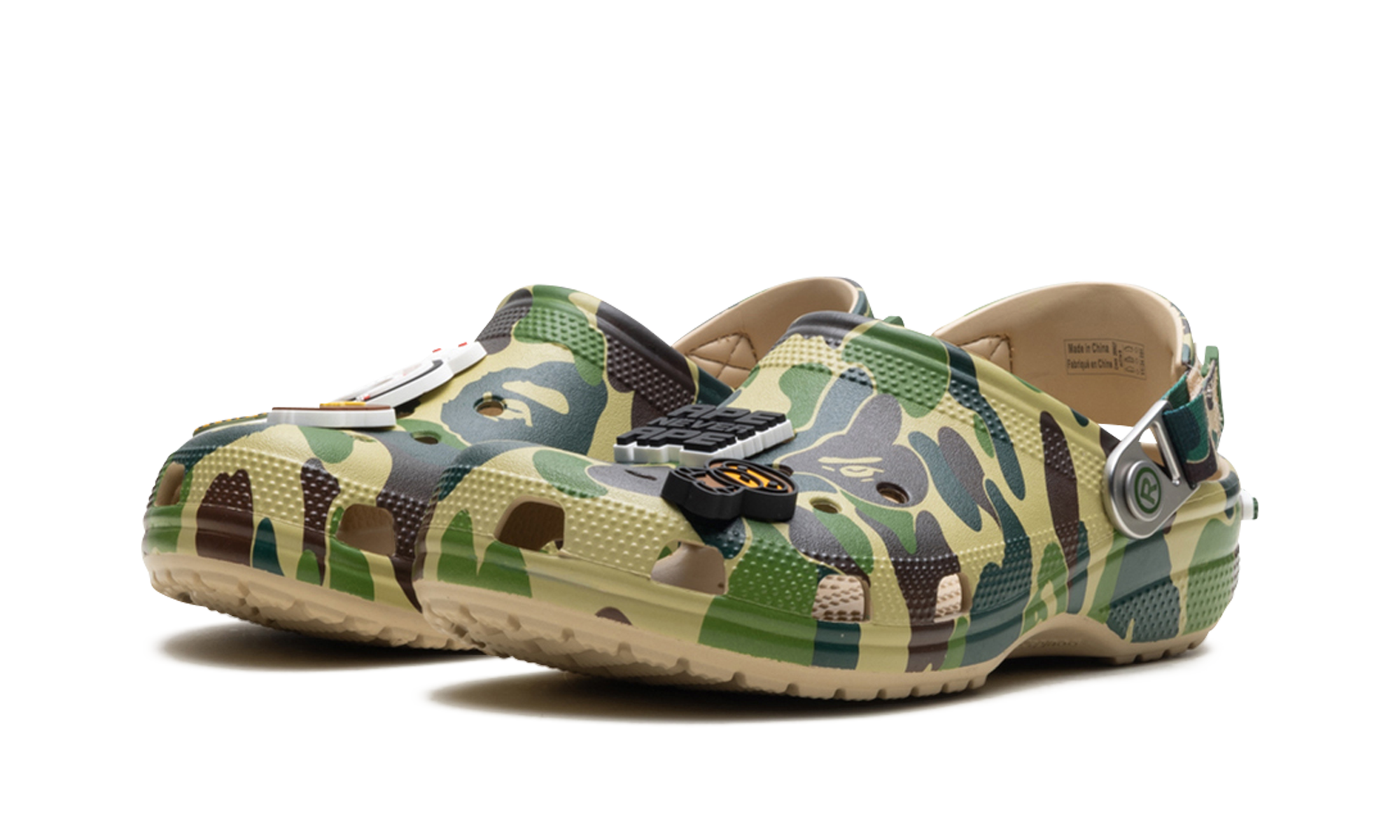 Crocs Classic Clog A Bathing Ape ABC Camo Green