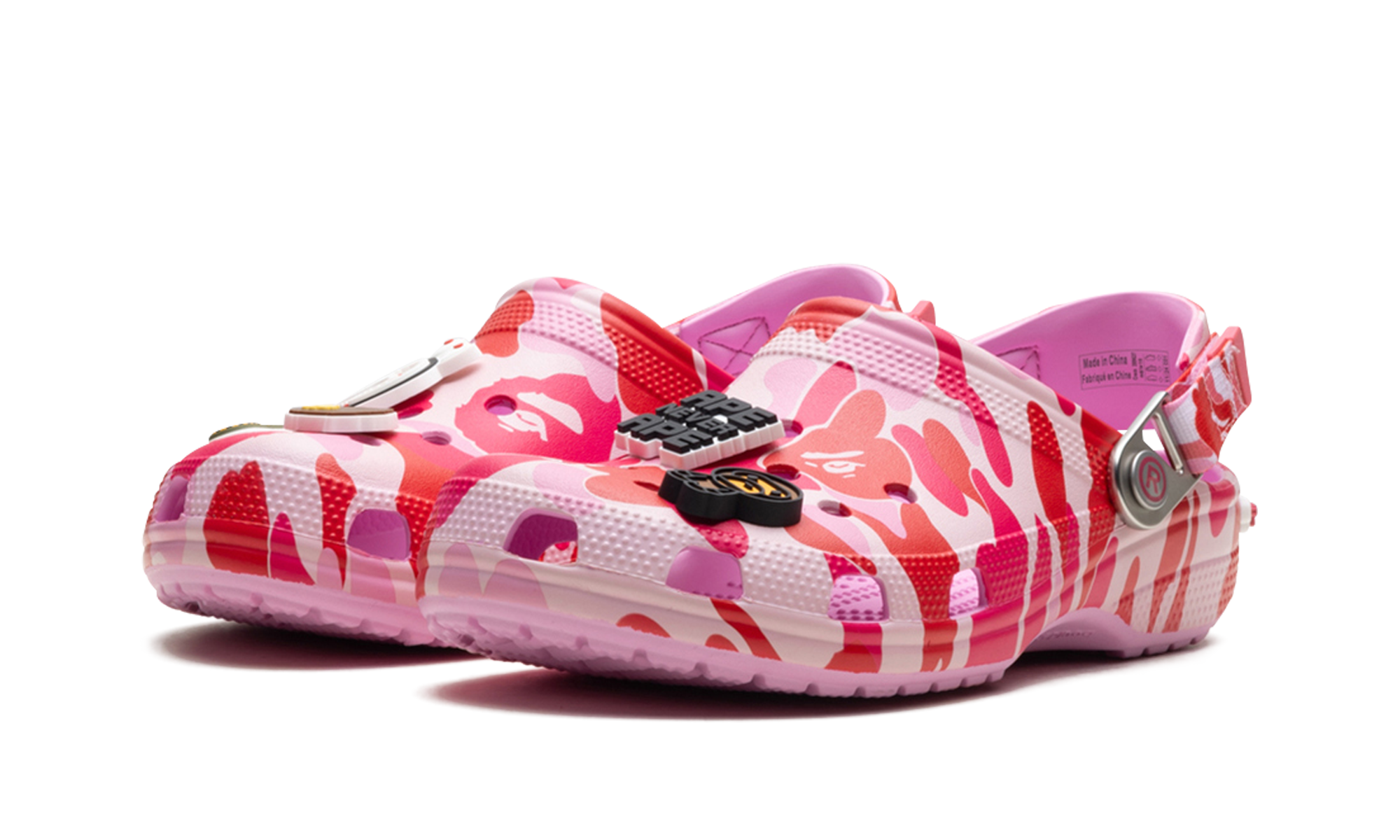Crocs Classic Clog A Bathing Ape ABC Camo Pink