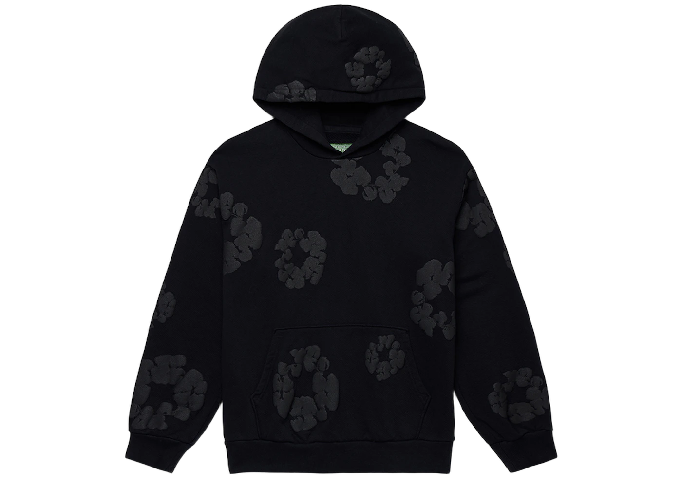 Denim Tears Cotton Wreath Hoodie Black Monochrome, Black Monochrome (denim-tears-cotton-wreath-hoodie-black-monochrome)