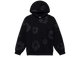 Denim Tears Cotton Wreath Hoodie Black Monochrome