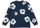Denim Tears Long Sleeve Cotton Wreath T-shirt Navy