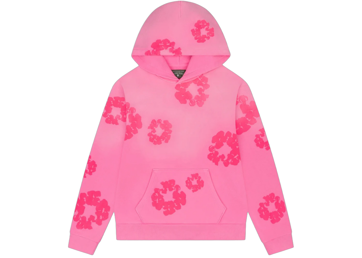 Denim Tears Mono Cotton Wreath Hoodie Pink