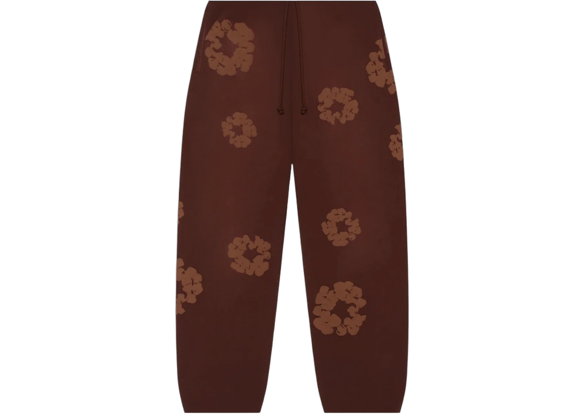 Denim Tears Mono Cotton Wreath Sweatpants Brown