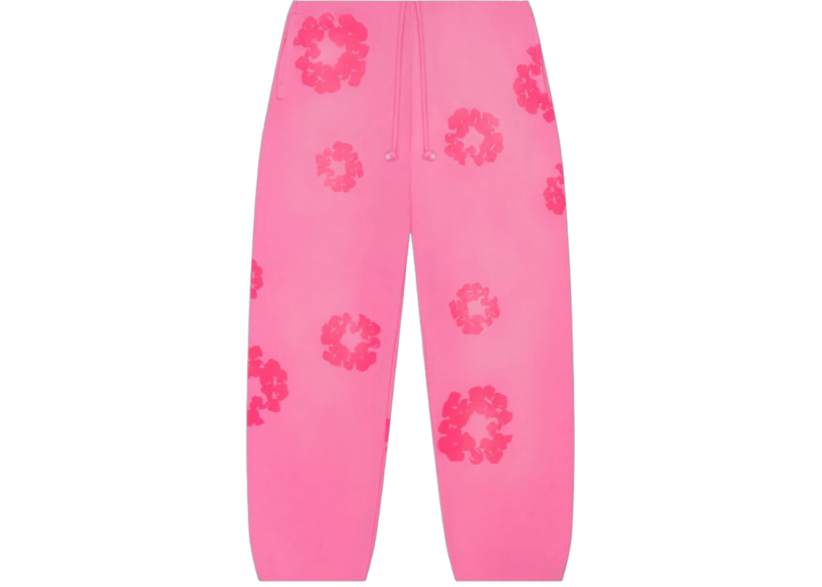 Denim Tears Mono Cotton Wreath Sweatpants Pink