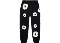 Denim Tears The Cotton Wreath Sweatpants Black, Black (denim-tears-the-cotton-wreath-sweatpants-black)