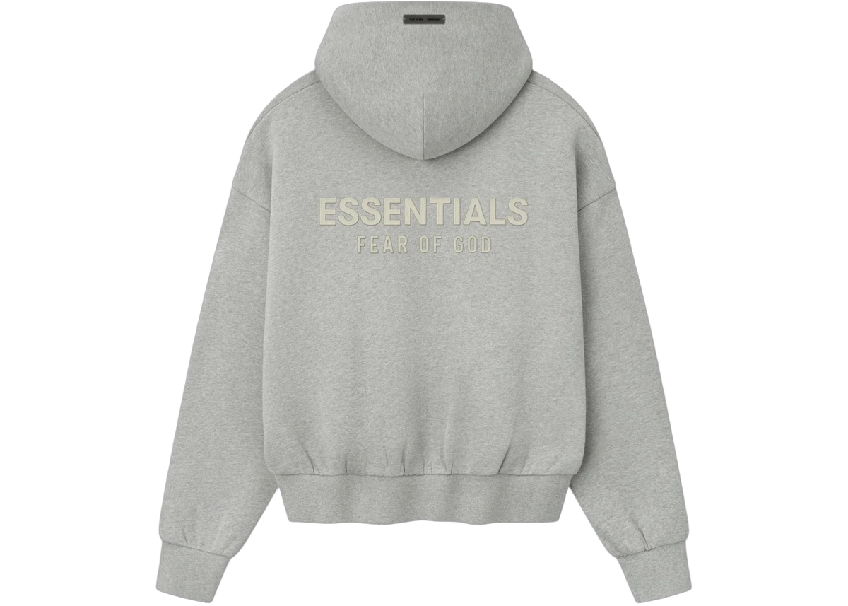 Fear of God Essentials Classic Fleece Hoodie Concrete Heather