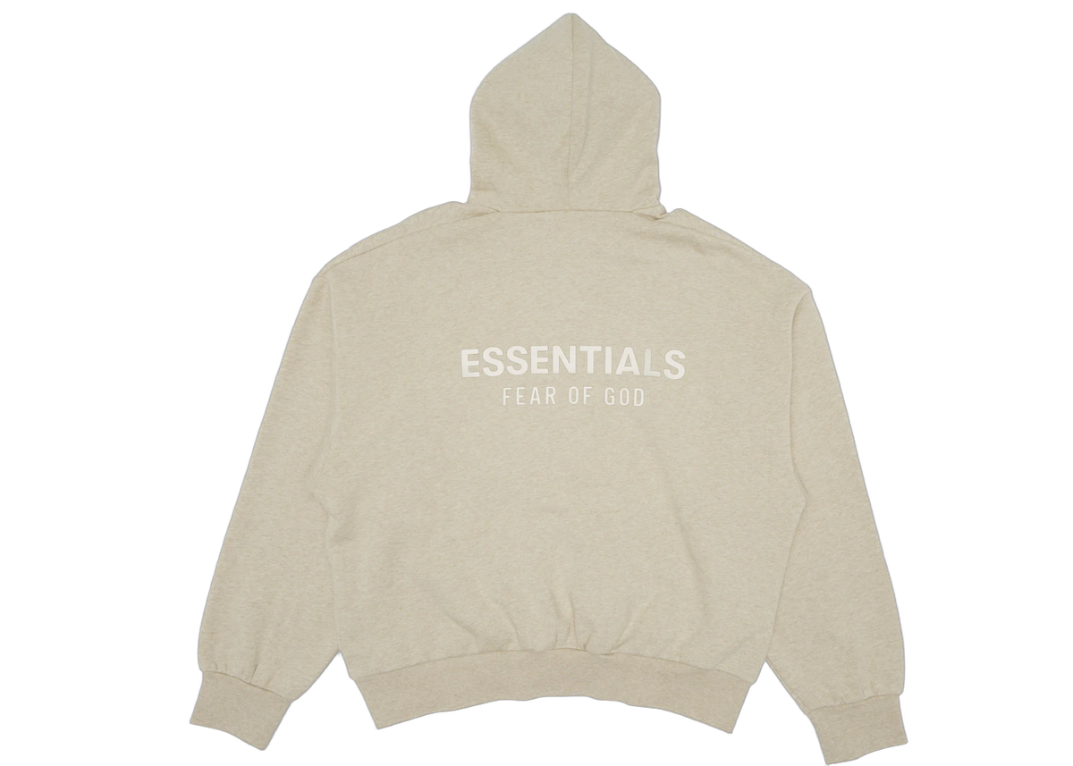 Fear of God Essentials Classic Hoodie Heather Stone
