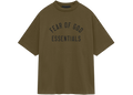 Fear of God Essentials Jersey Crewneck Tee Olive