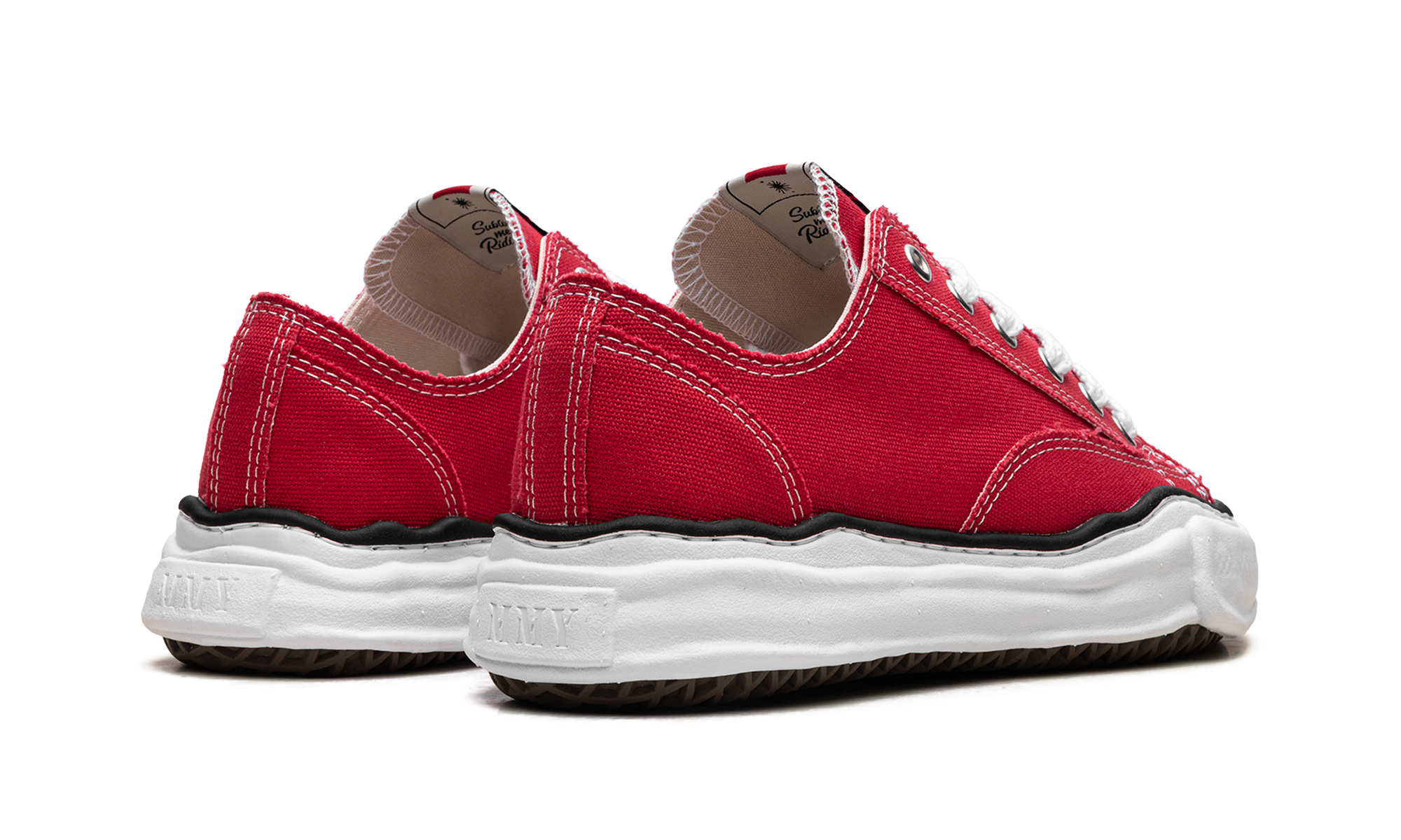 Maison Mihara Yasuhiro Peterson OG Sole Canvas Low Red