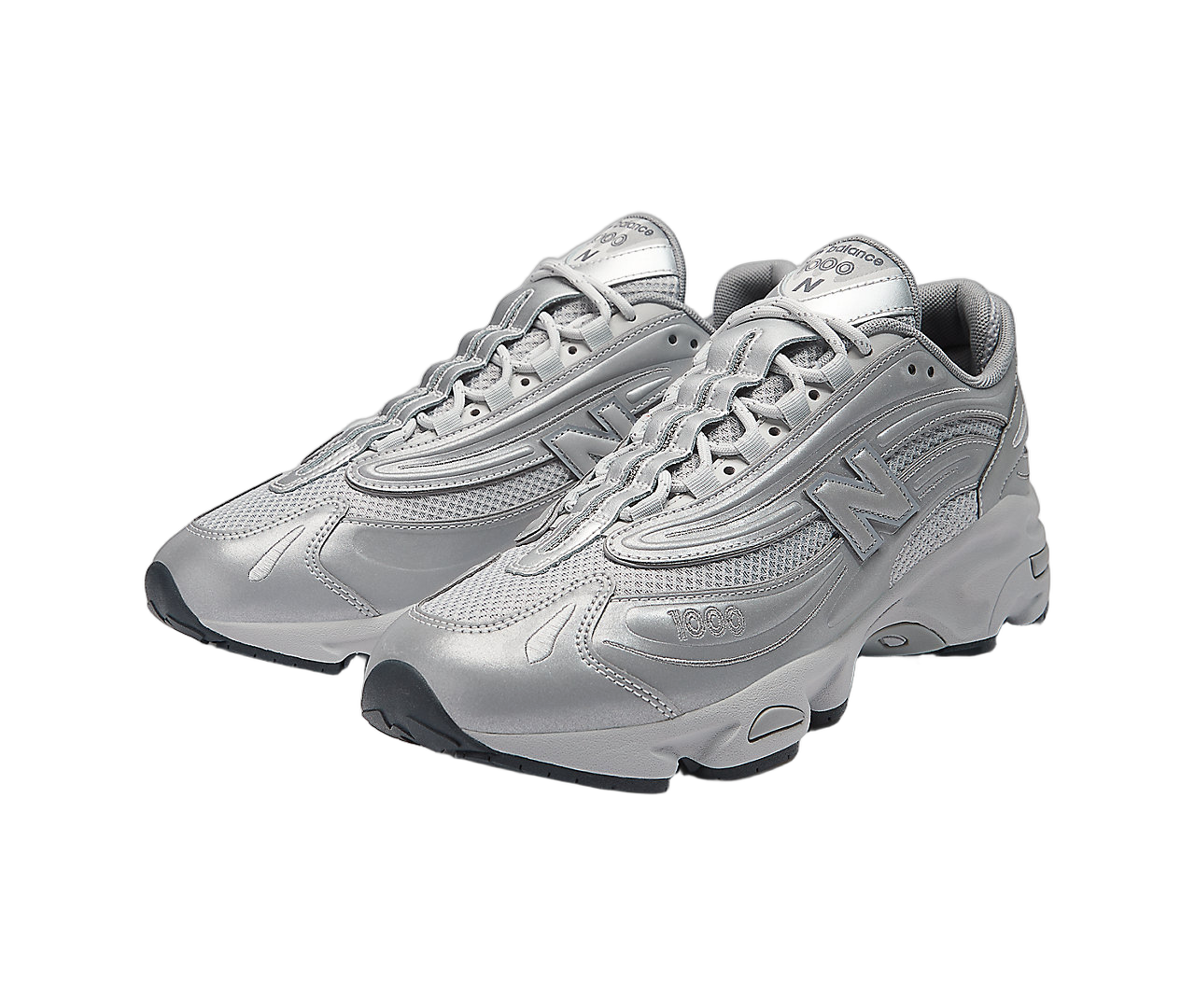 New Balance 1000 Silver Reflective, Silver/Silver/Black (M1000TE)