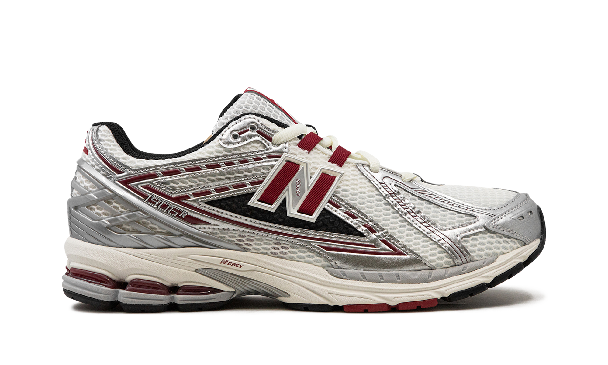 New Balance 1906R Silver Classic Crimson