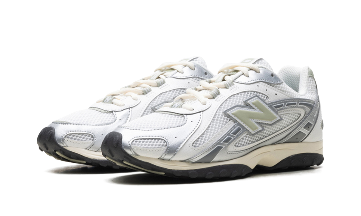 New Balance 204L Silver Metallic Sage Green