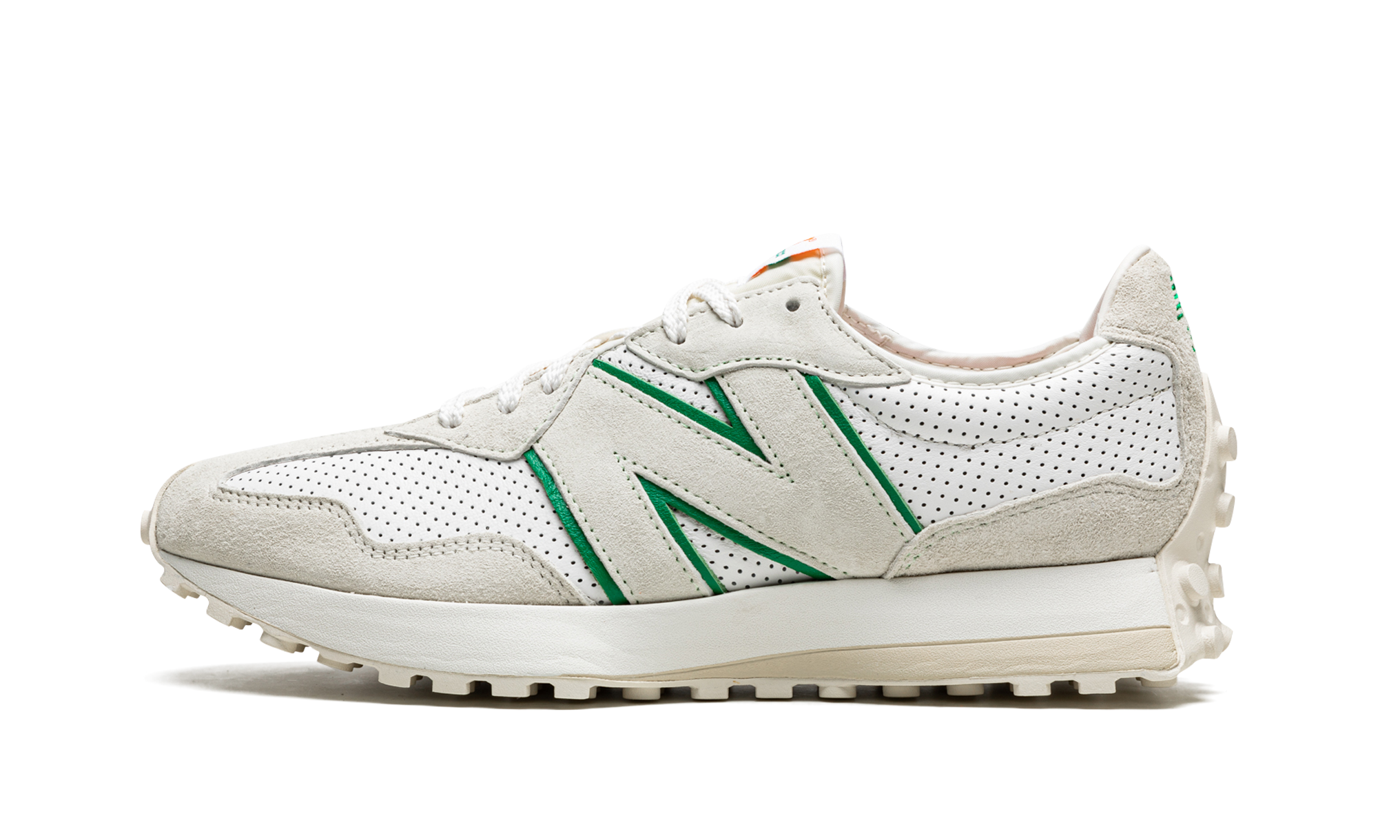 New Balance 327 Casablanca Green Logo