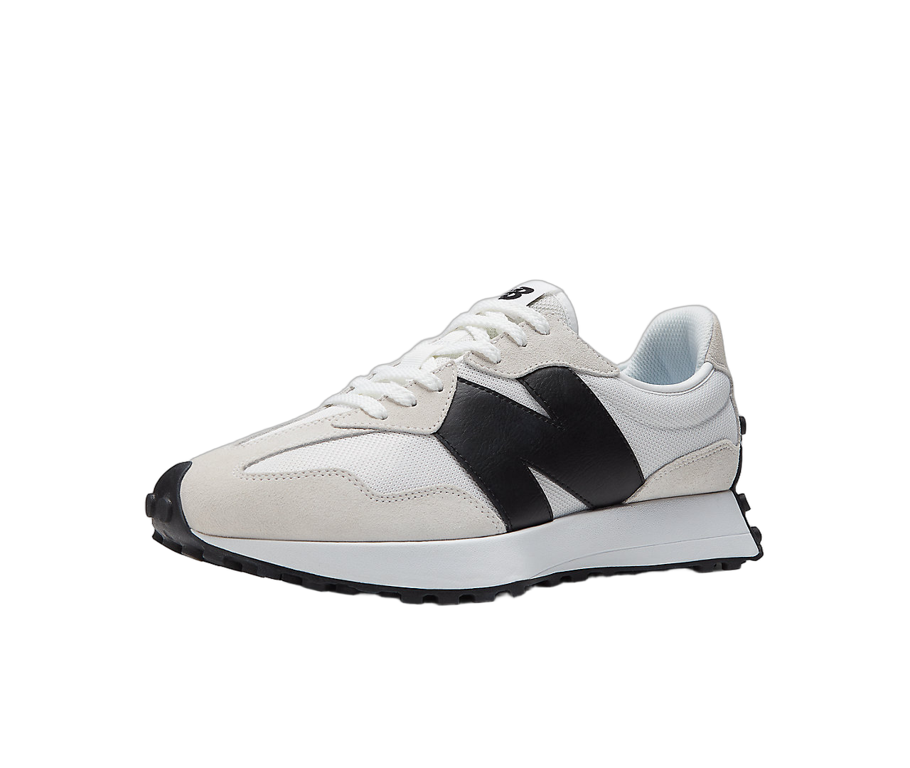 New Balance 327 White Black, White/Black (MS327CWB)