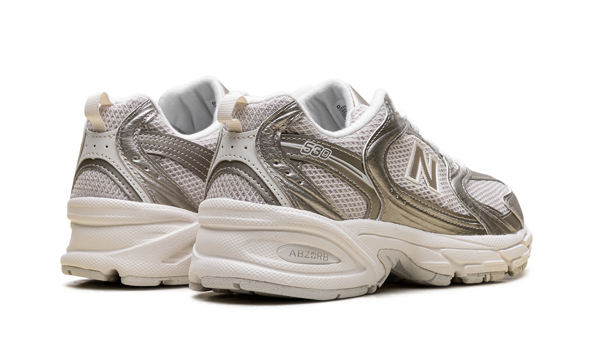 New Balance 530 Gold Metalic Linen