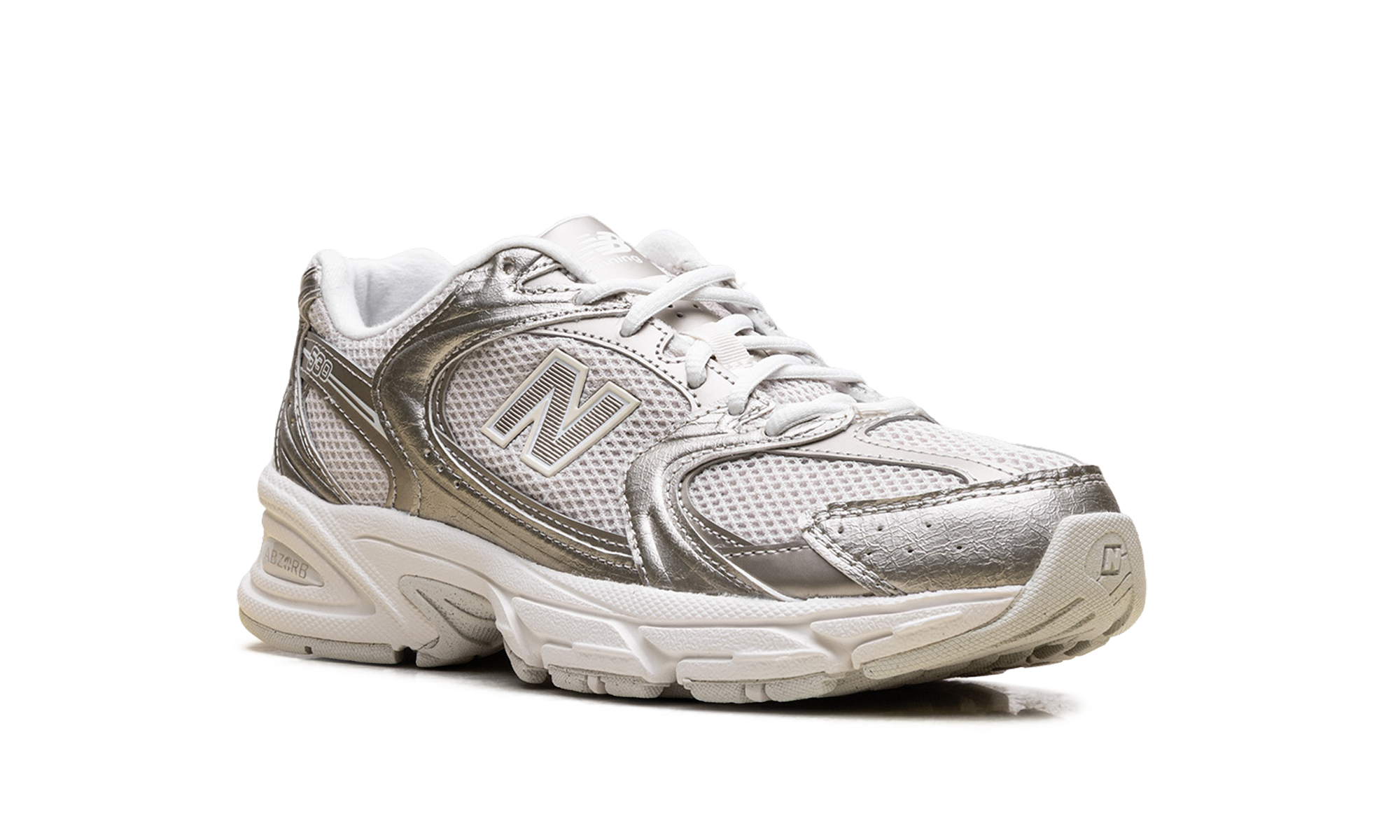 New Balance 530 Gold Metalic Linen