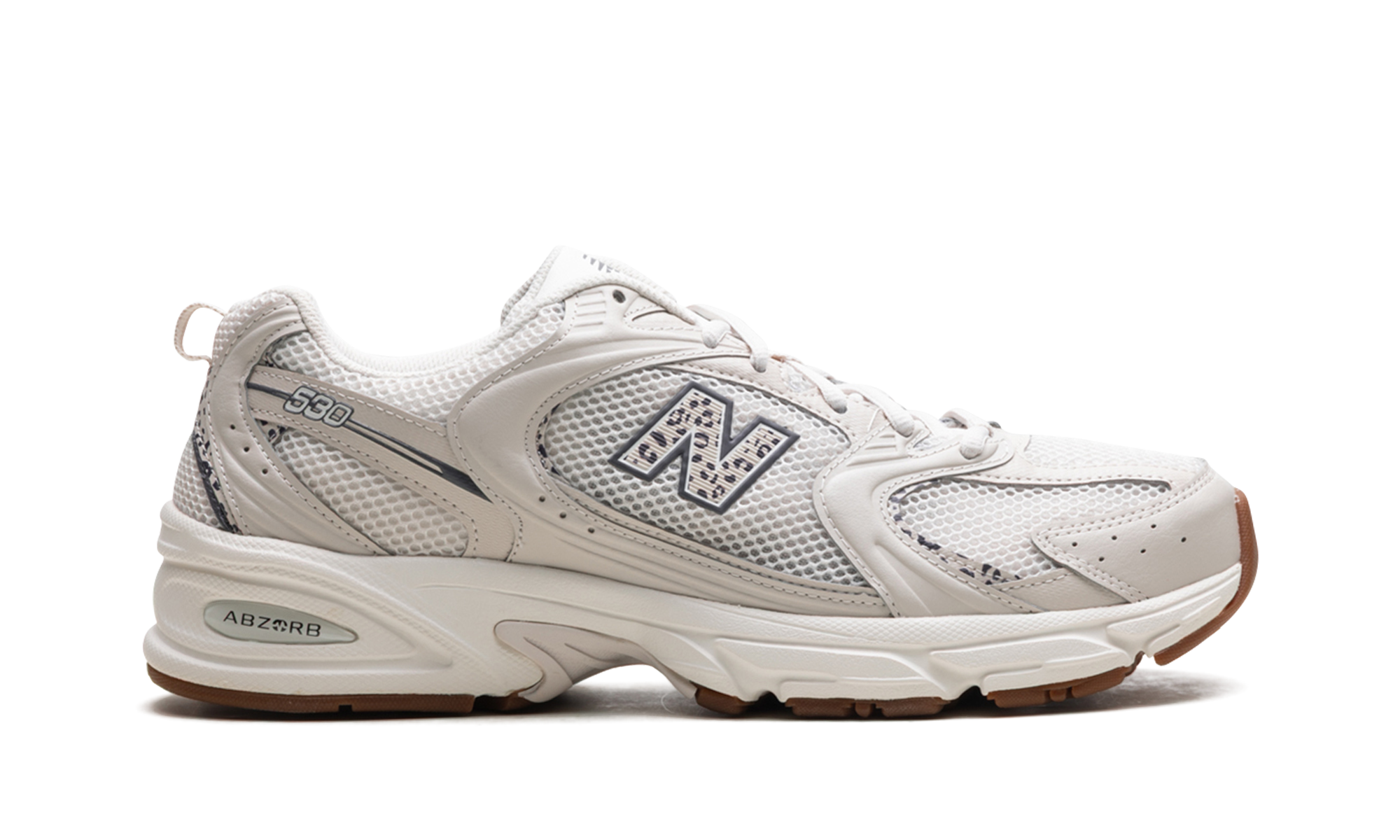 New Balance 530 Moonbeam Cow Print
