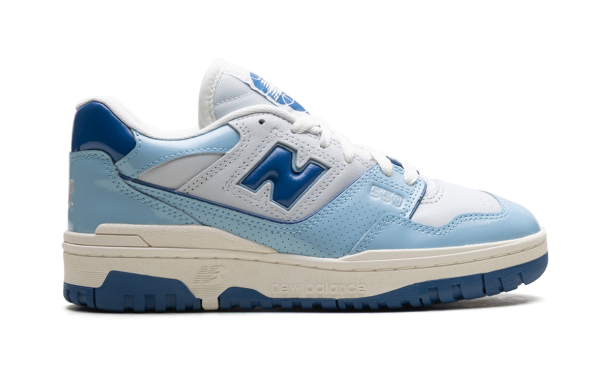 New Balance 550 Chrome Blue Patent