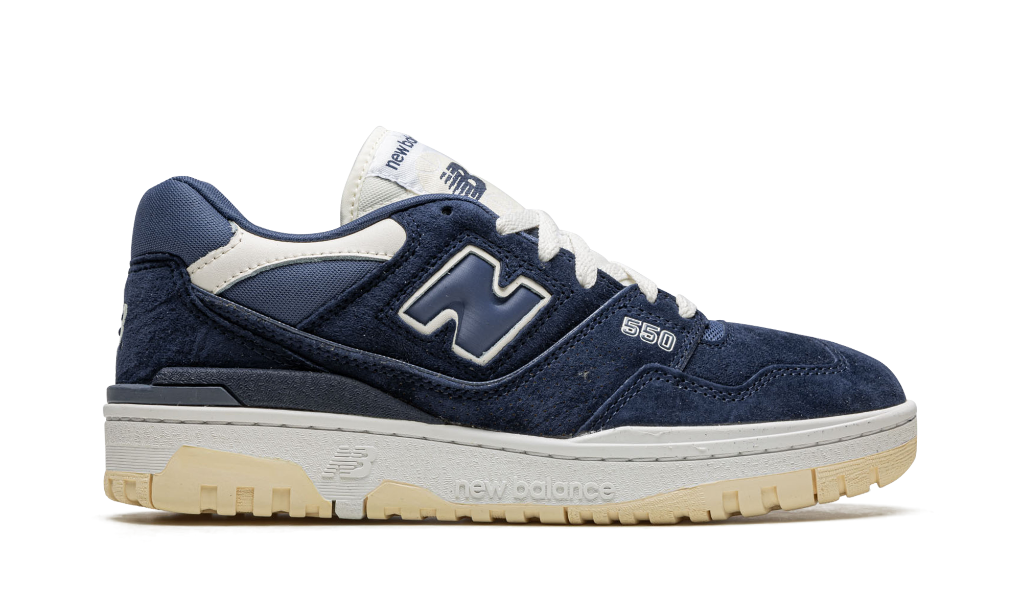 New Balance 550 Natural Indigo Suede
