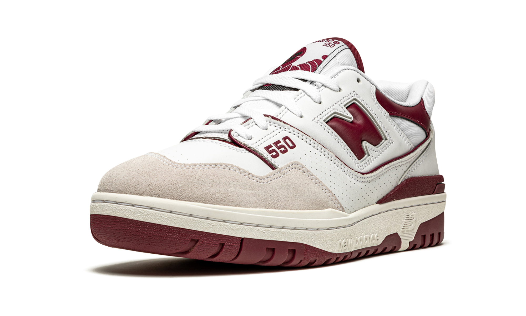 New Balance 550 Sea Salt Burgundy