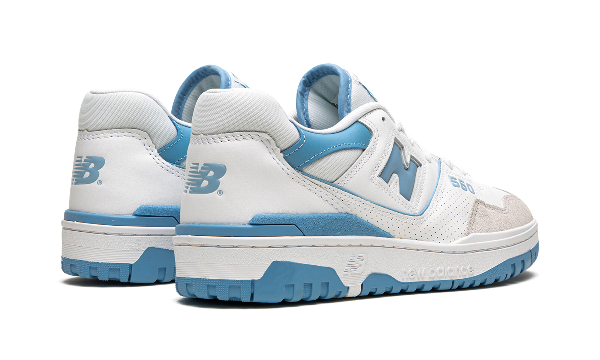 New Balance 550 White Blue Haze Rain Cloud