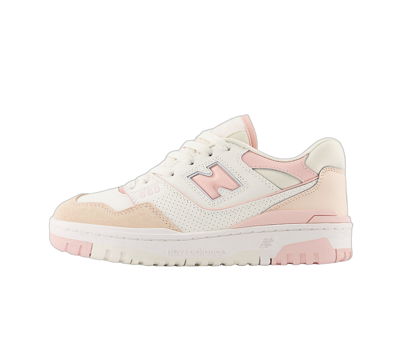 New Balance 550 White Pink, White/Pink (BBW550WP)