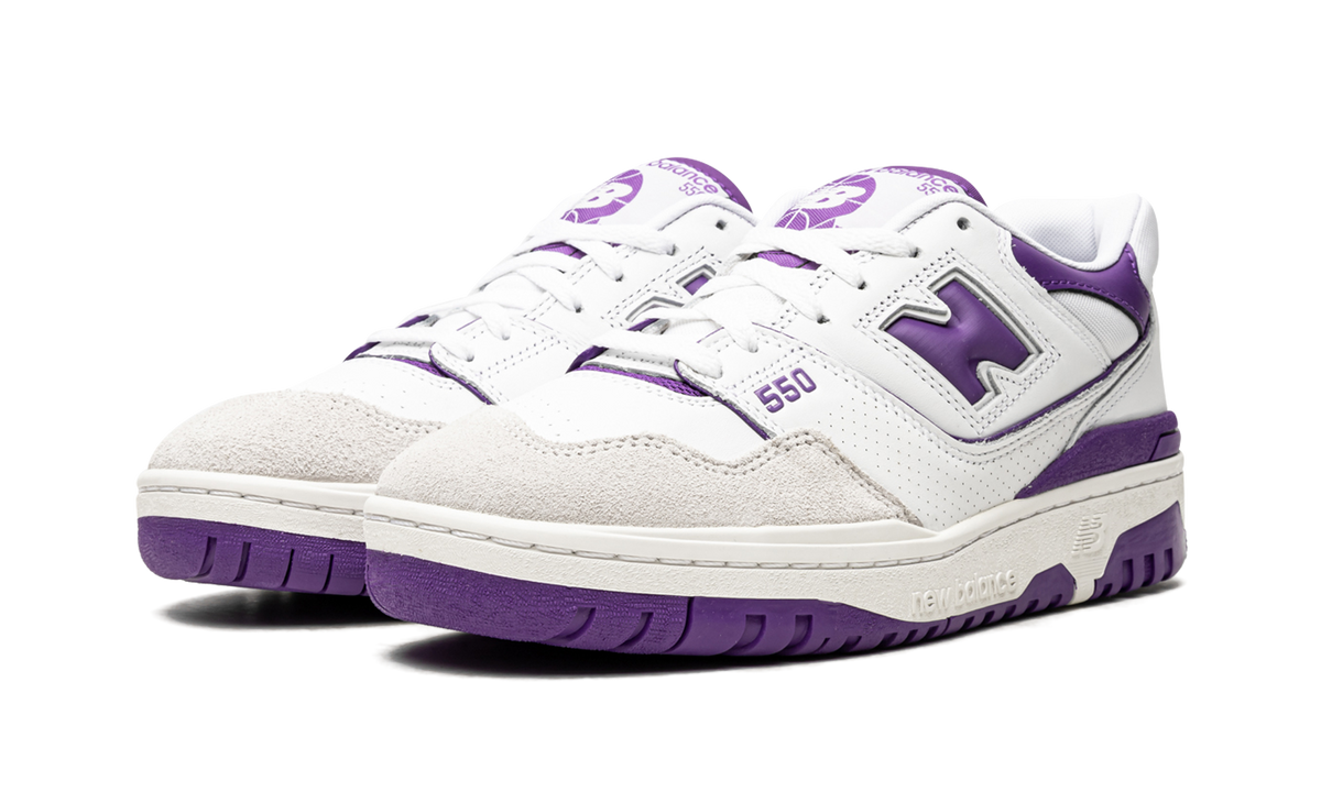New Balance 550 White Purple