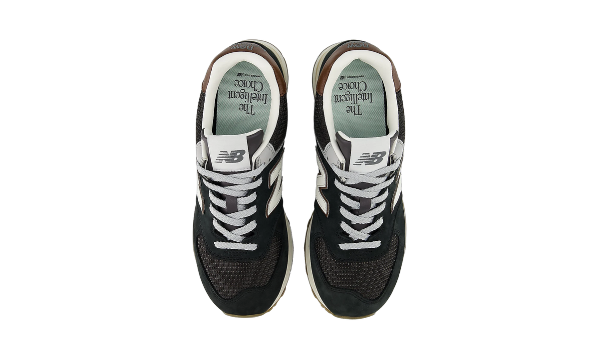 New Balance 574 Brown Dark Silver Metallic