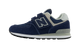 New Balance 574 Core Hook and Loop Navy White (PS)
