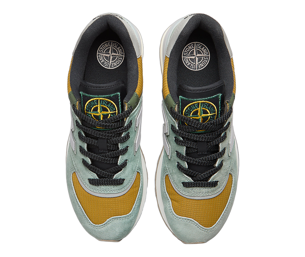 New Balance 574 Legacy Stone Island Light Green, Light Green/Mustard Gold (U574LGTN)