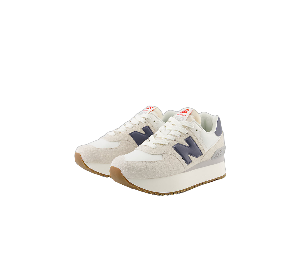 New Balance 574 Plus Moonbeam Dark Arctic Grey, Moonbeam/Sea Salt/Dark Arctic Grey (WL574ZQA)