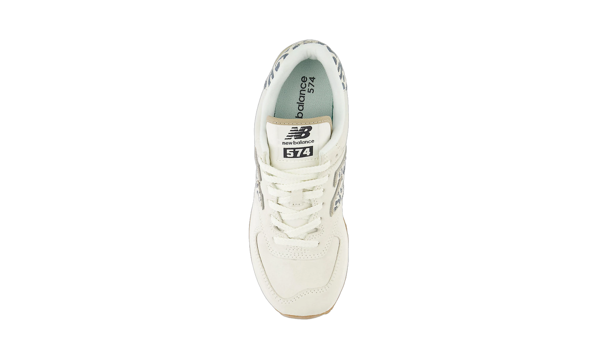 New Balance 574 Sea Salt Leopard Gum