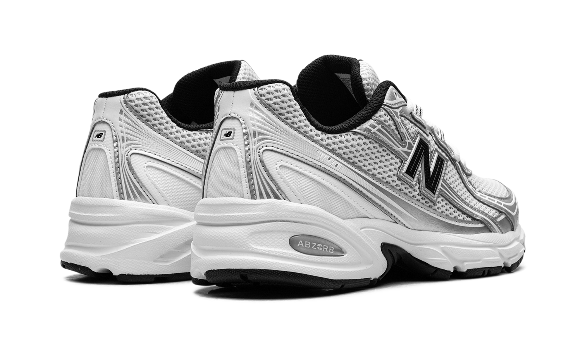 New Balance 740 White Silver Metallic Navy