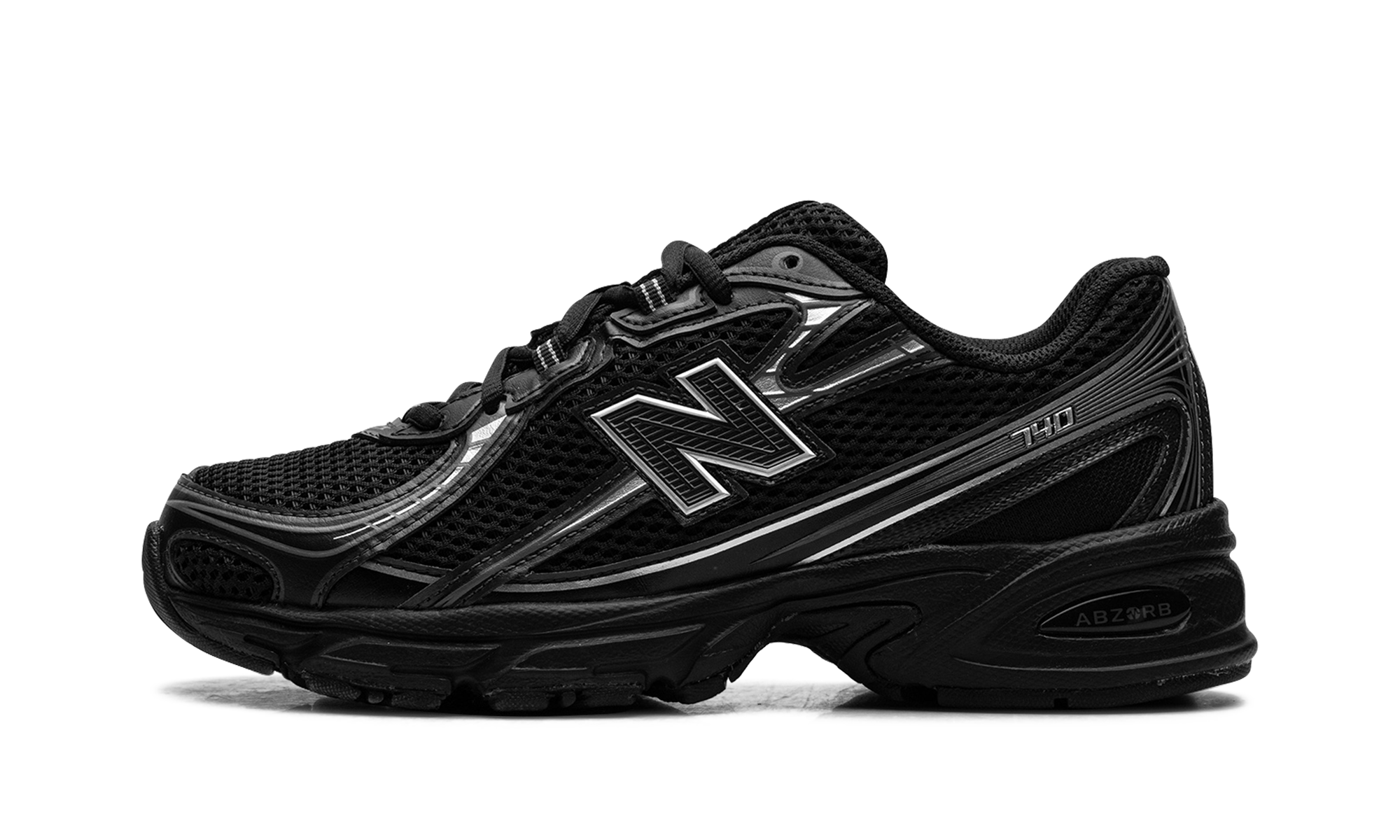 New Balance 740v2 Black Grey Silver