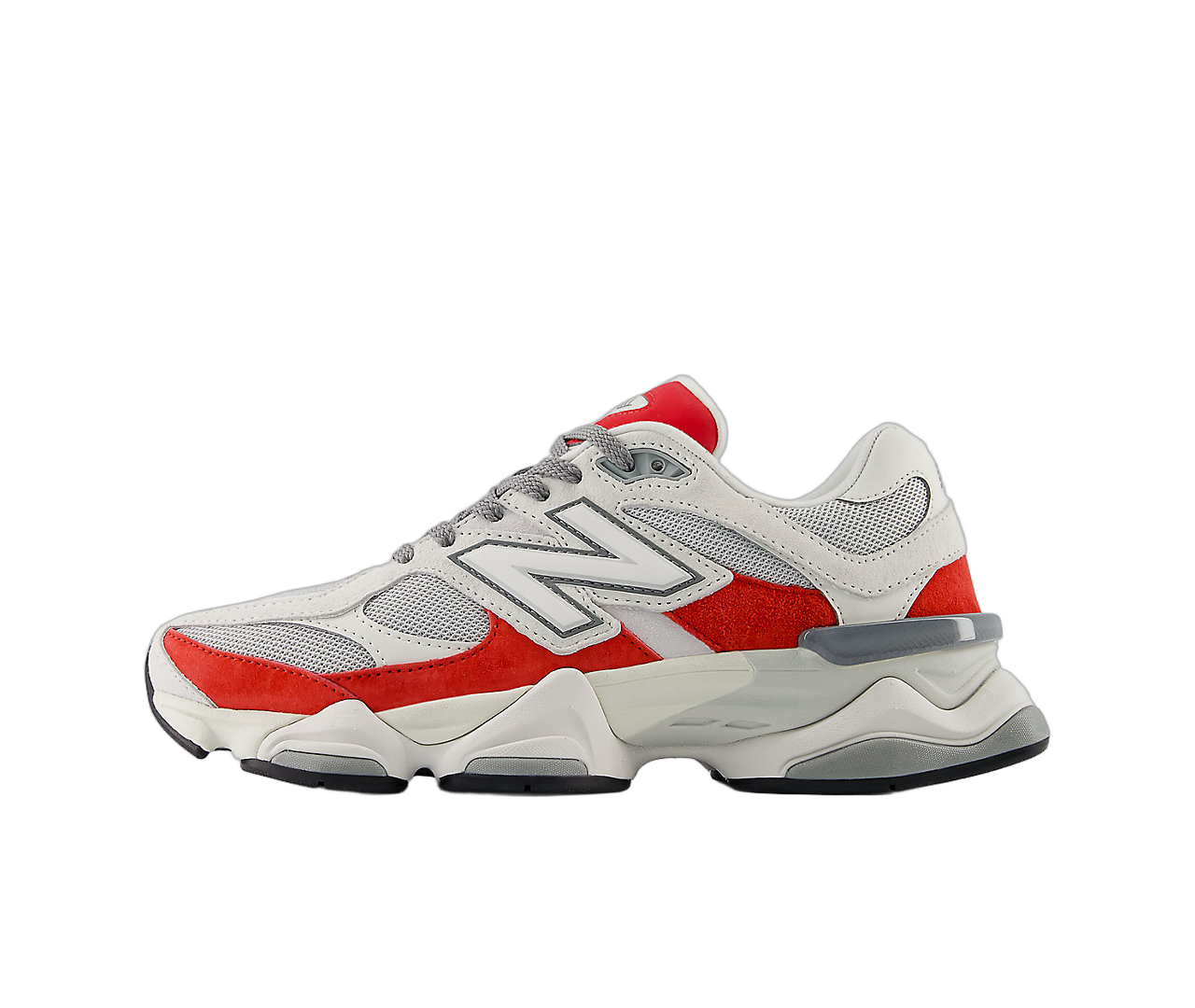 New Balance 9060 White Red, White/Grey/Red (U9060JBE)