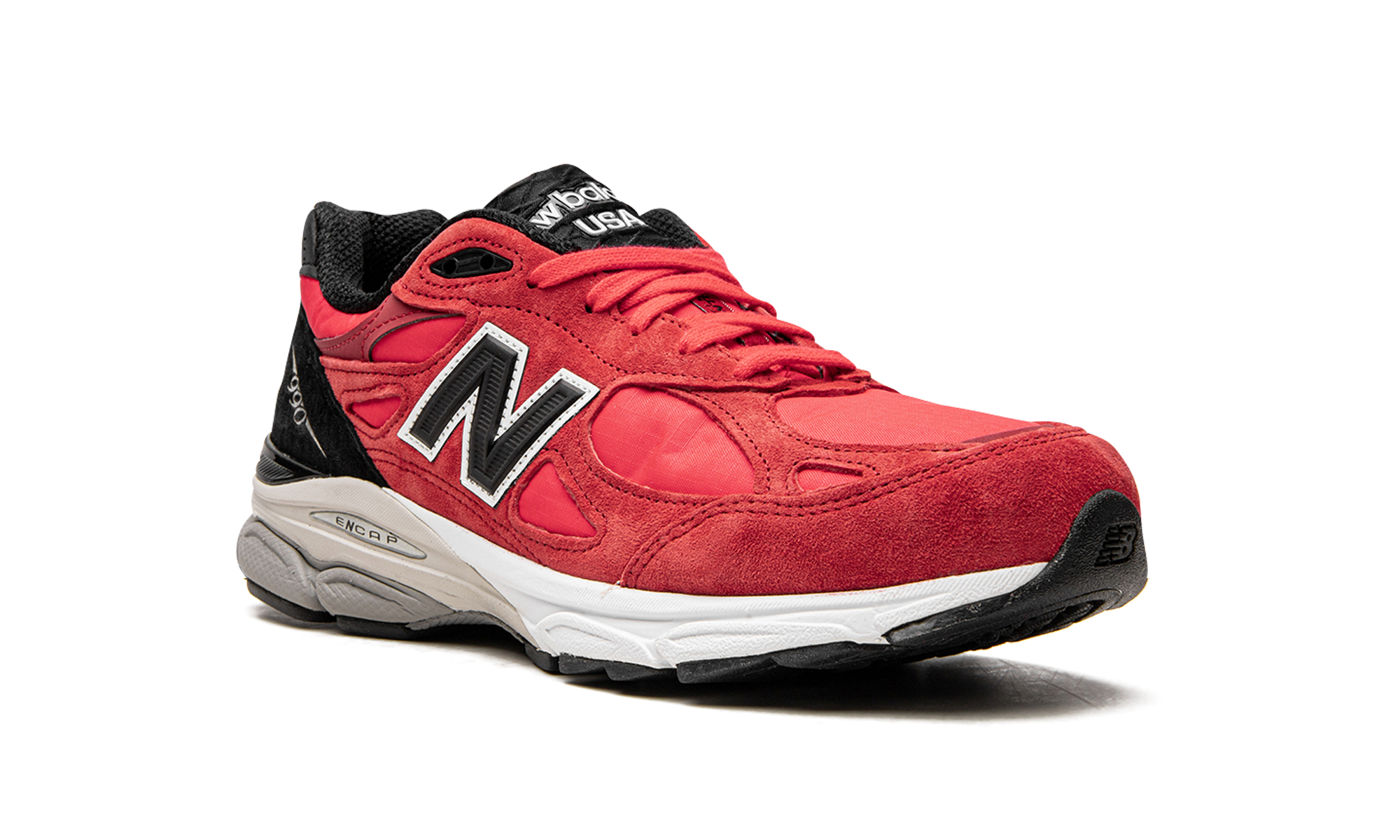 New Balance 990v3 MiUSA Red Suede