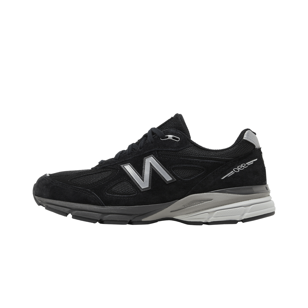 New Balance 990v4 MiUSA Black Silver, Black/Silver (U990BL4)