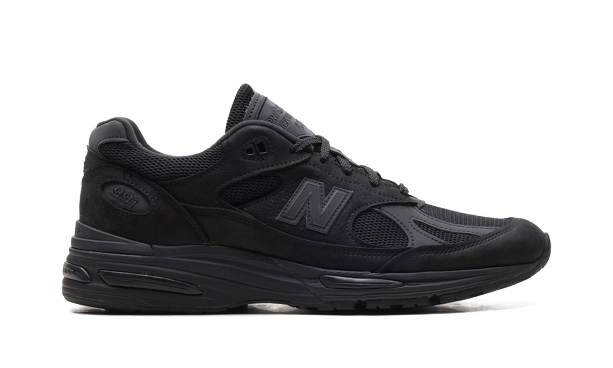 New Balance 991v2 MiUK Dover Street Market Triple Black