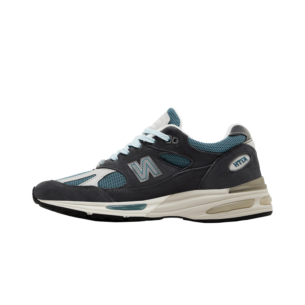 New Balance 991v2 MiUK Kith Osaka Pack, Asphalt/Lead/Oyster Mushroom (U991KH2)