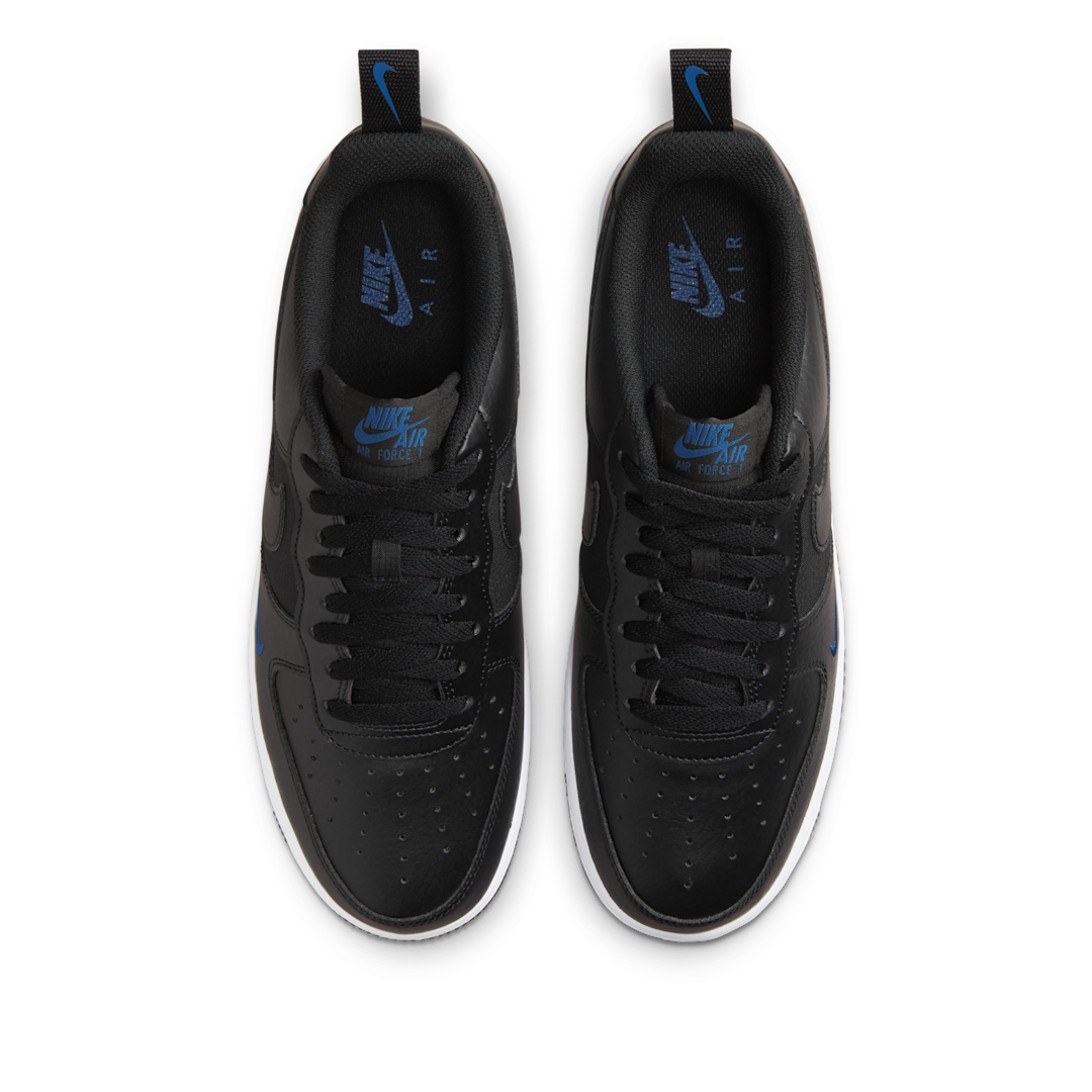 Nike Air Force 1 Low 07 Black Court Blue, Black/Court Blue/White/Black (FZ4625-001)