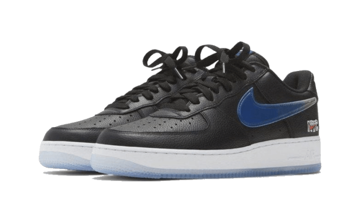 Nike Air Force 1 Low Kith Knicks Away, Black/Team Orange-Black-Rush Blue (CZ7928-001)