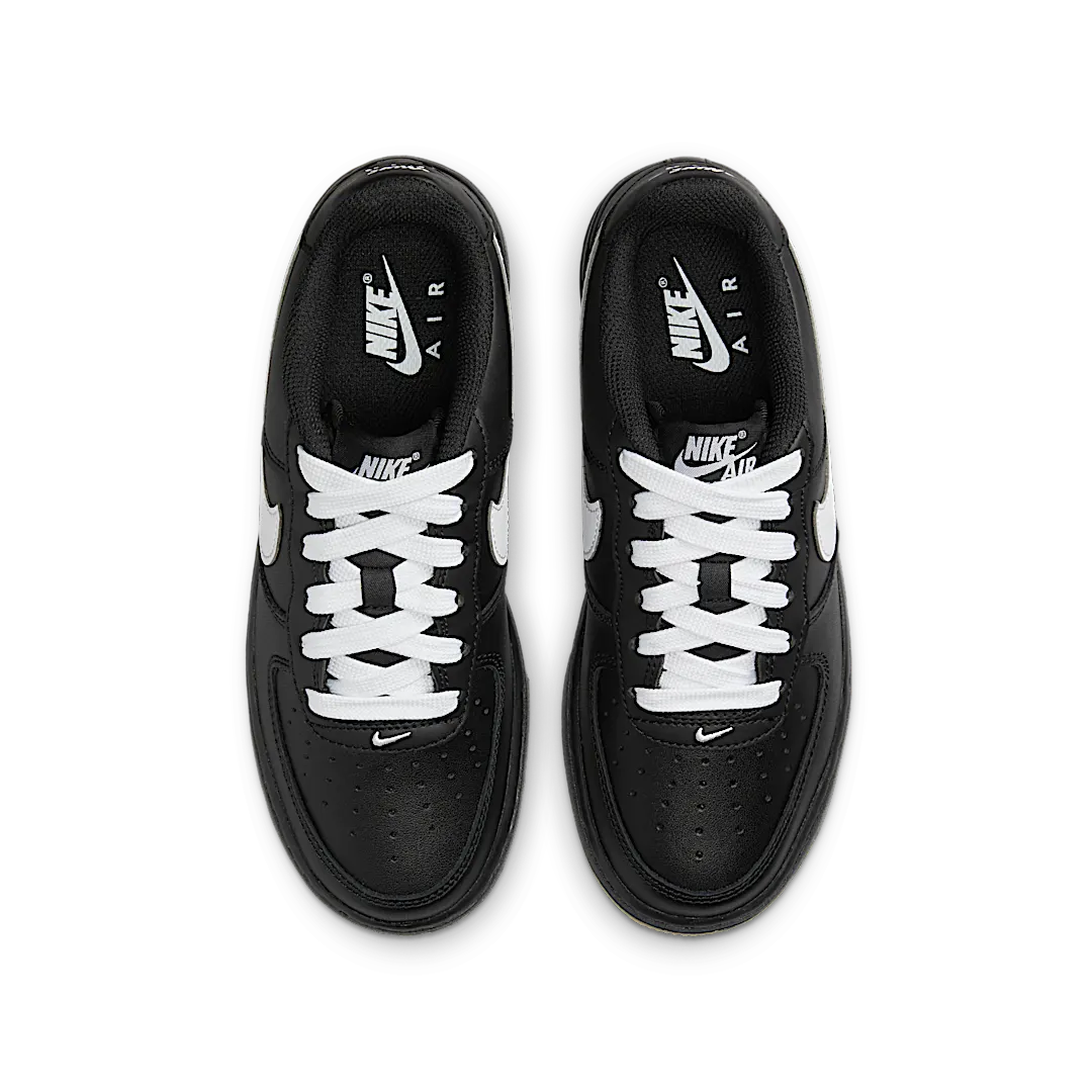 Nike Air Force 1 Low LV8 Black Gum Light Brown White, Black/Gum Light Brown/White (IB8845-001)