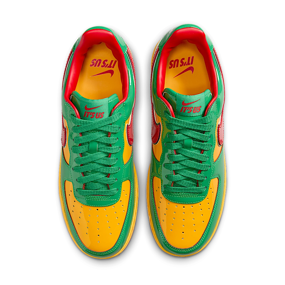 Nike Air Force 1 Low Lil Yachty Concrete Boys Lucky Green, Lucky Green/Mystic Red/University Gold (IH4383-300)