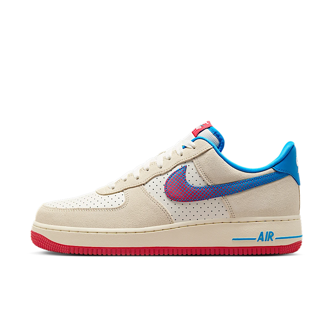 Nike Air Force 1 07 LV8 Harlem Globetrotters Pack, Coconut Milk/Sail/Photo Blue/University Red (HQ3618-113)