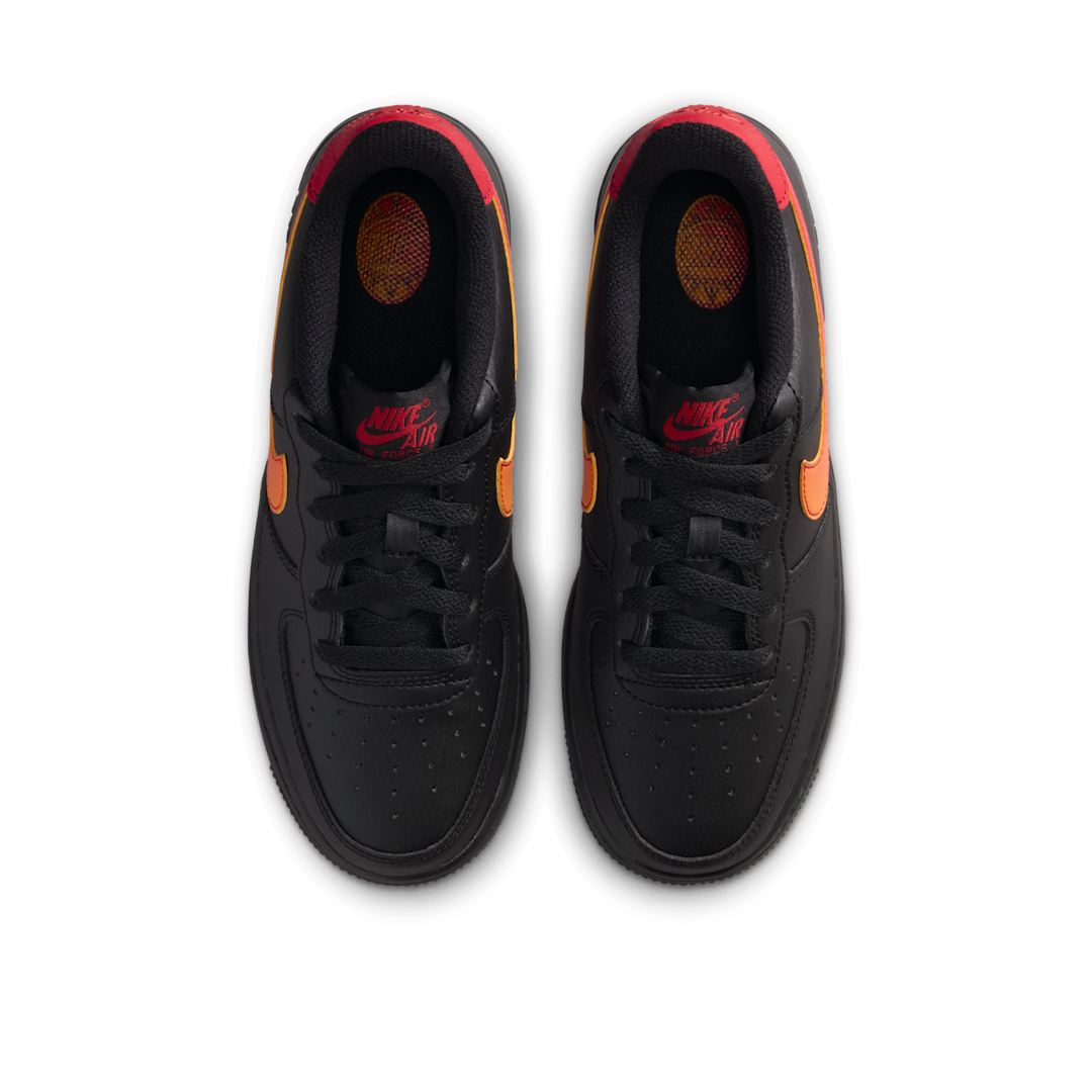 Nike Air Force 1 Low Black/Fire Red/Bright Ceramic