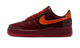 Nike Air Force 1 Low Patent Leather Dark Team Red Safety Orange