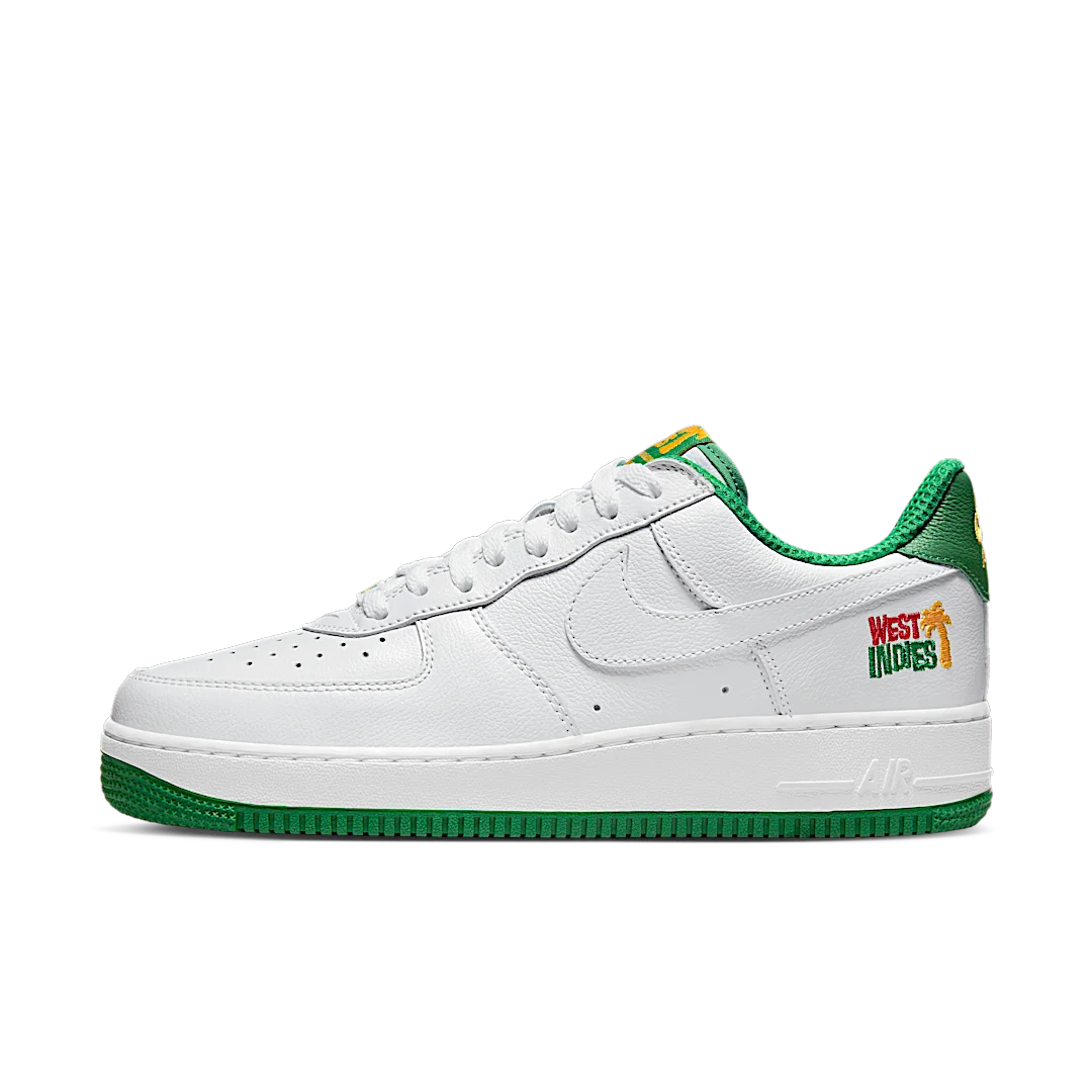 Nike Air Force 1 Low Retro QS West Indies (2022), White/White/Classic Green (DX1156-100)