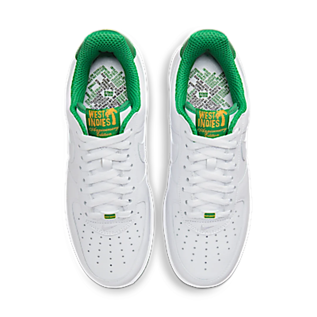 Nike Air Force 1 Low Retro QS West Indies (2022), White/White/Classic Green (DX1156-100)