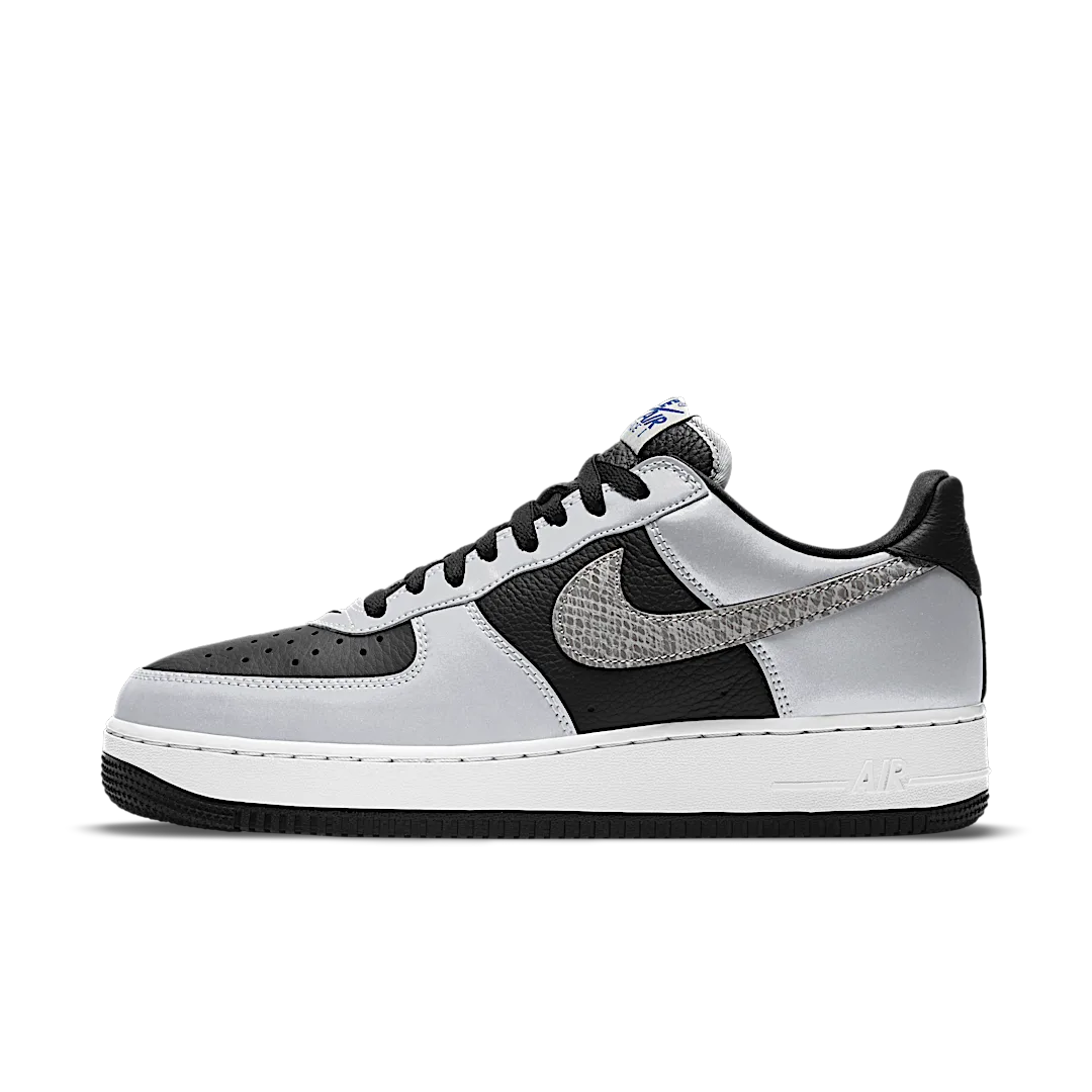Nike Air Force 1 3M Snake 2021, Black/Silver-Black (DJ6033-001)