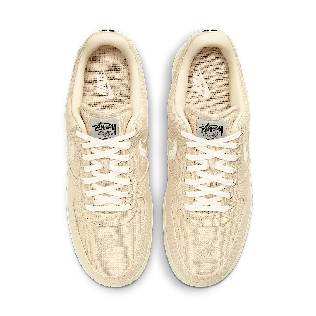 Nike Stussy x Air Force 1 Low Fossil, Fossil Stone/Fossil Stone (CZ9084-200)
